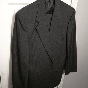 Gianelli Uomo Men 2 Piece Gray Suit     44R